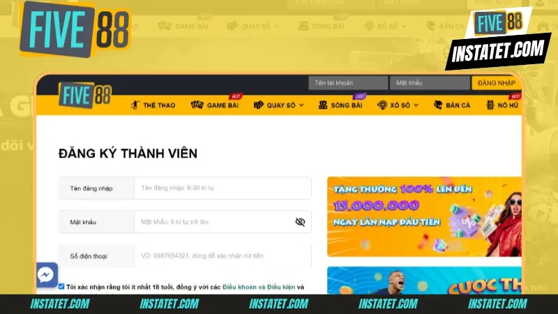 Đăng nhập Five88 Khi gặp sự cố đăng nhập Five88 hãy liên hệ nhà cái để được hỗ trợ